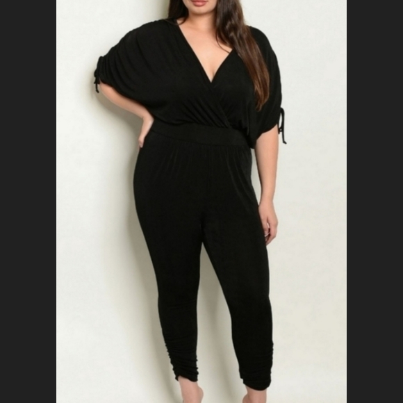 Pants - 🔥LAST 1- SALE 🔥PLUS SIZE JUMPSUIT BLACK STRETCHY